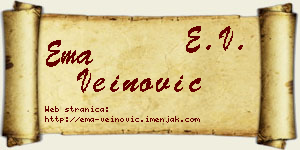 Ema Veinović vizit kartica